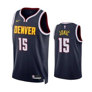 Mens 15 Nikola Jokic Navy Jersey